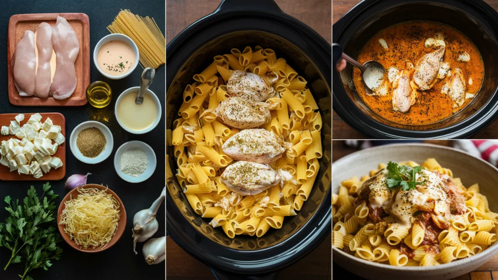 crockpot chicken alfredo recipe