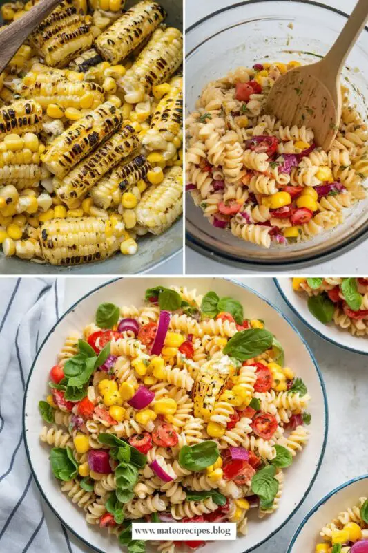 Street Corn Pasta Salad Recipe
