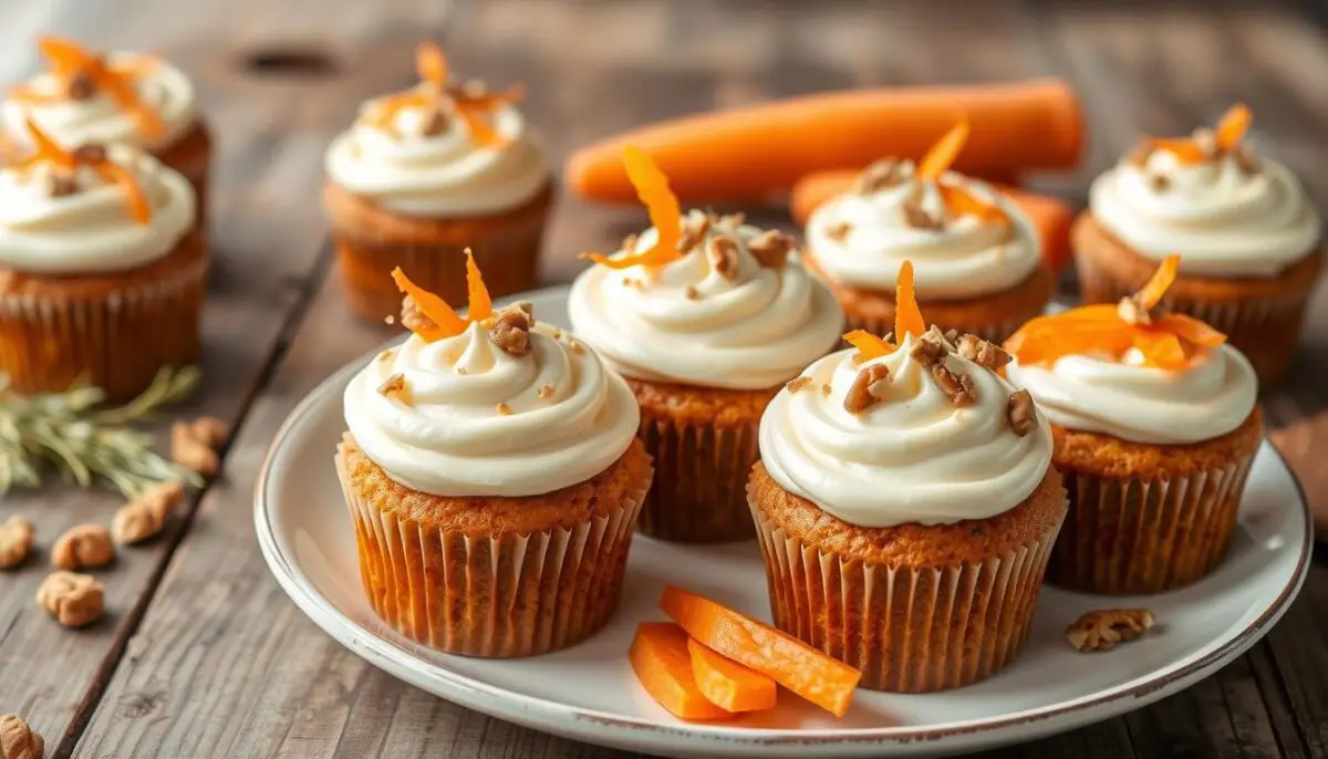 Carrot cake cupcakes