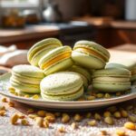 Pistachio macarons