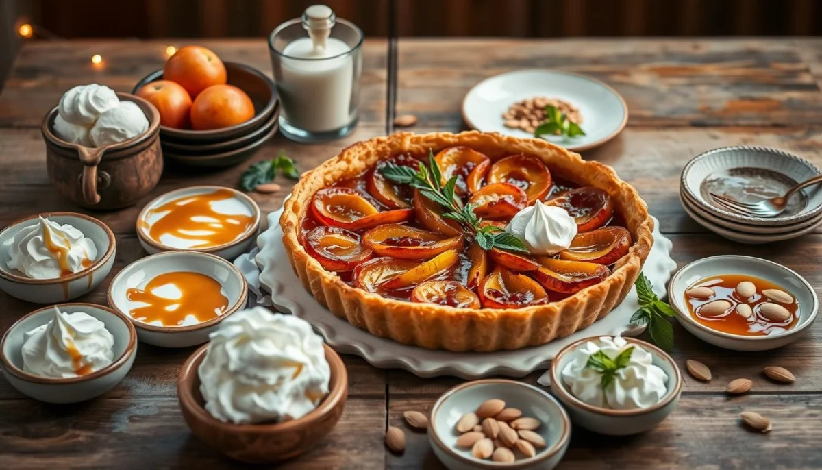 Serving suggestions for Tarte Tatin Serving suggestions for Tarte Tatin