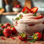 Strawberry mousse