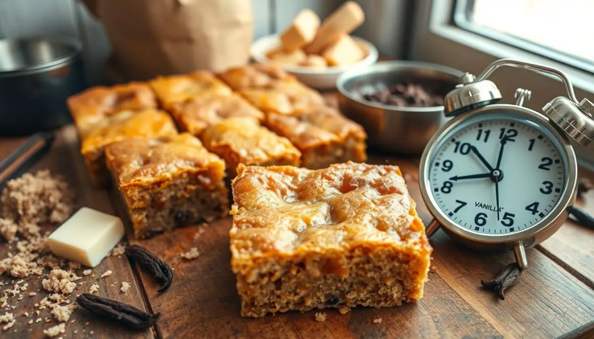 perfect baking time for blondie bars