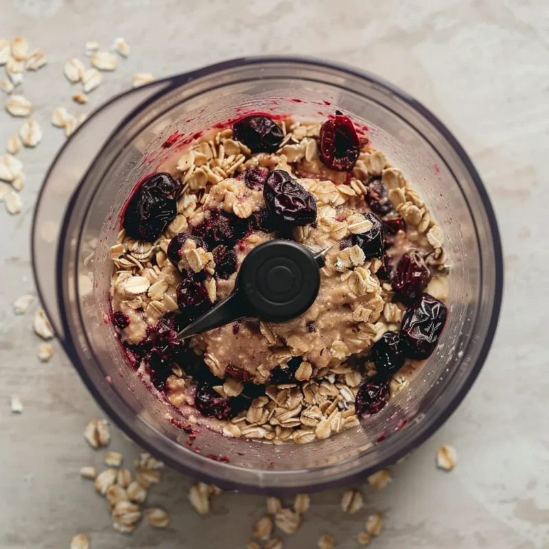 No Bake Lemon Blueberry Protein Bites - Add the wet ingredients