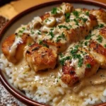 Smothered Chicken and Rice