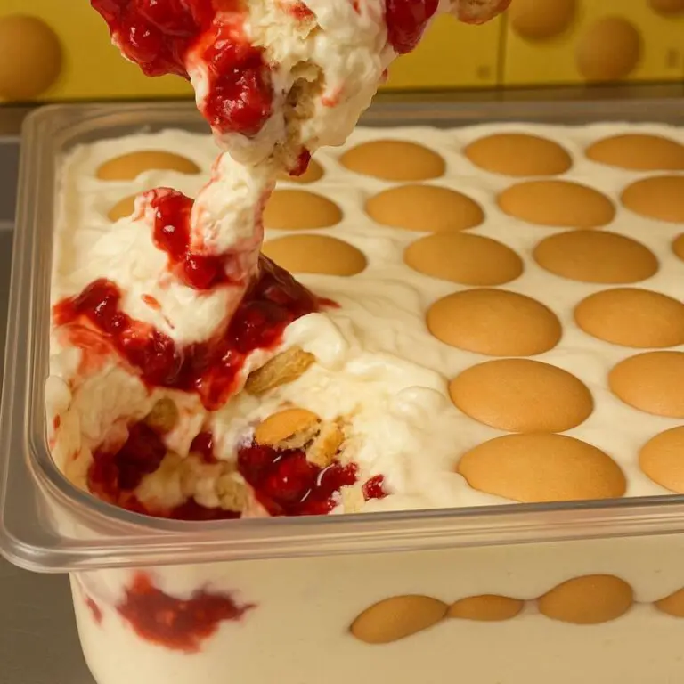 Strawberry Banana Pudding Dessert
