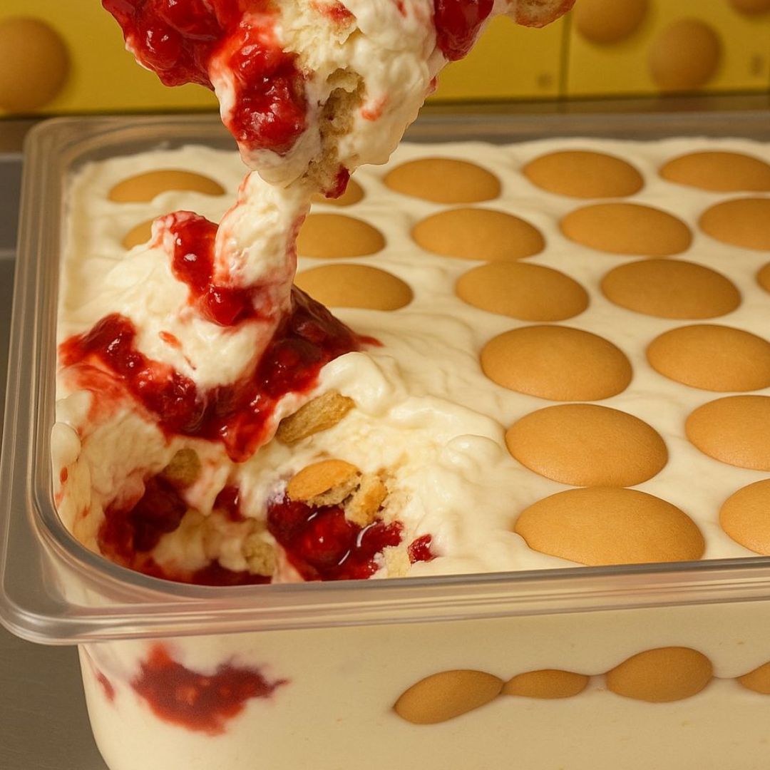Strawberry Banana Pudding Dessert