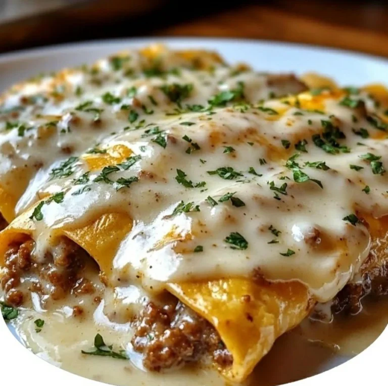 Southern Breakfast Enchiladas with Sausage Gravy