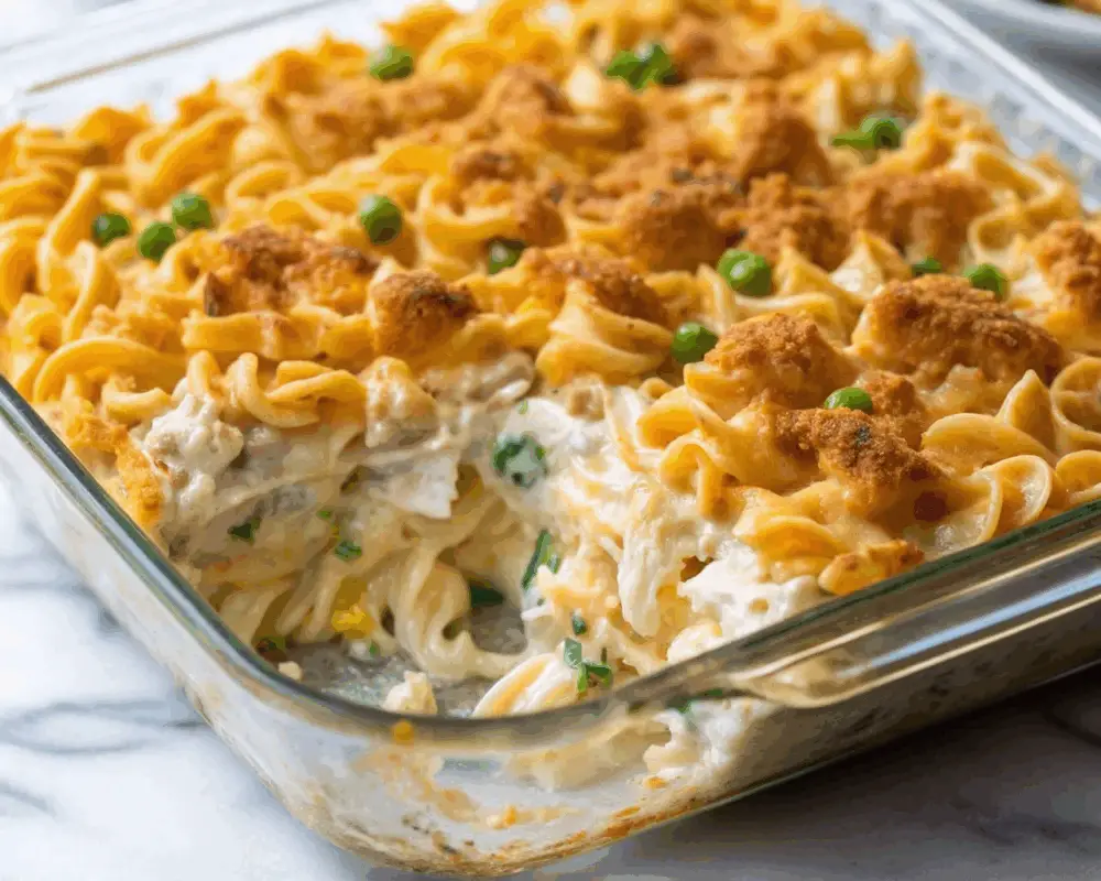 Easy Chicken Noodle Casserole