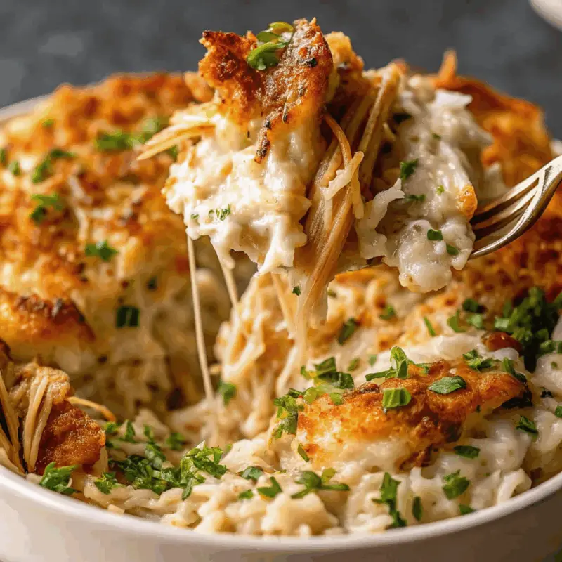 French Onion Chicken Rice Casserole