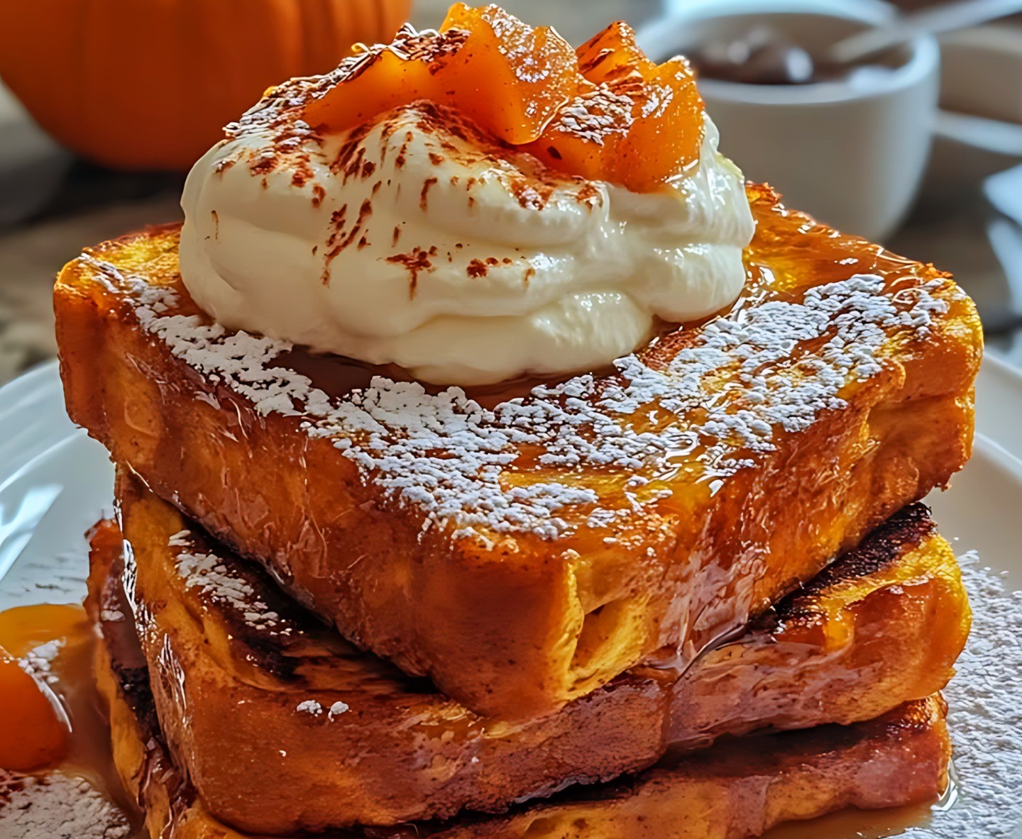 Pumpkin Pie French Toast