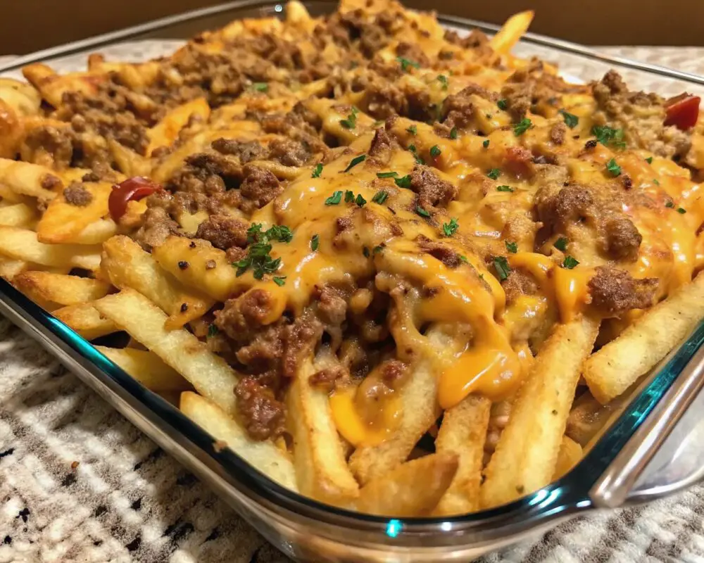 Cheeseburger French Fry Casserole