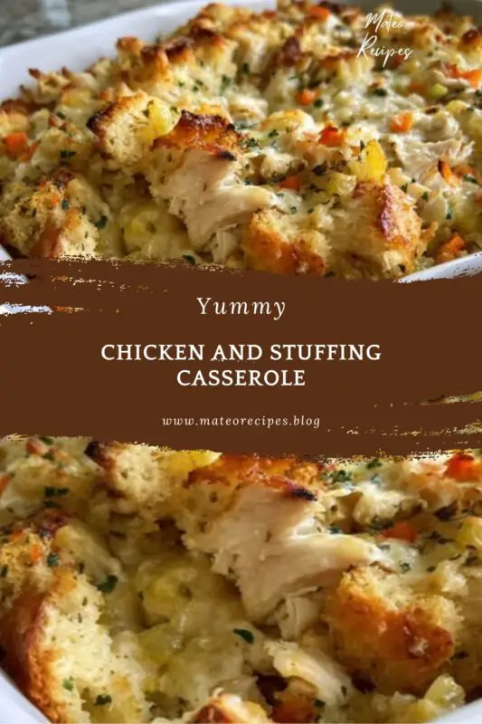 Chicken and Stuffing Casserole recipe