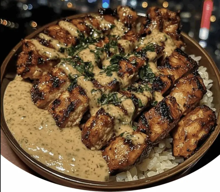 Honey Sriracha Chicken Rice Bowls with Creamy Lime Sauce