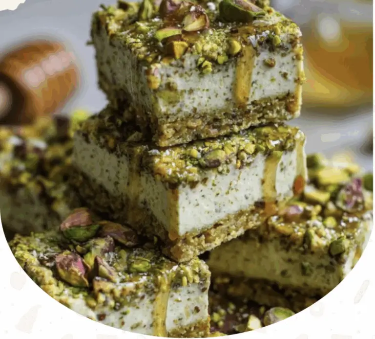 No-Bake Pistachio Cookie Squares