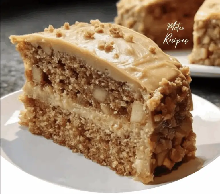 Apple Spice Cake with Brown Sugar Frosting