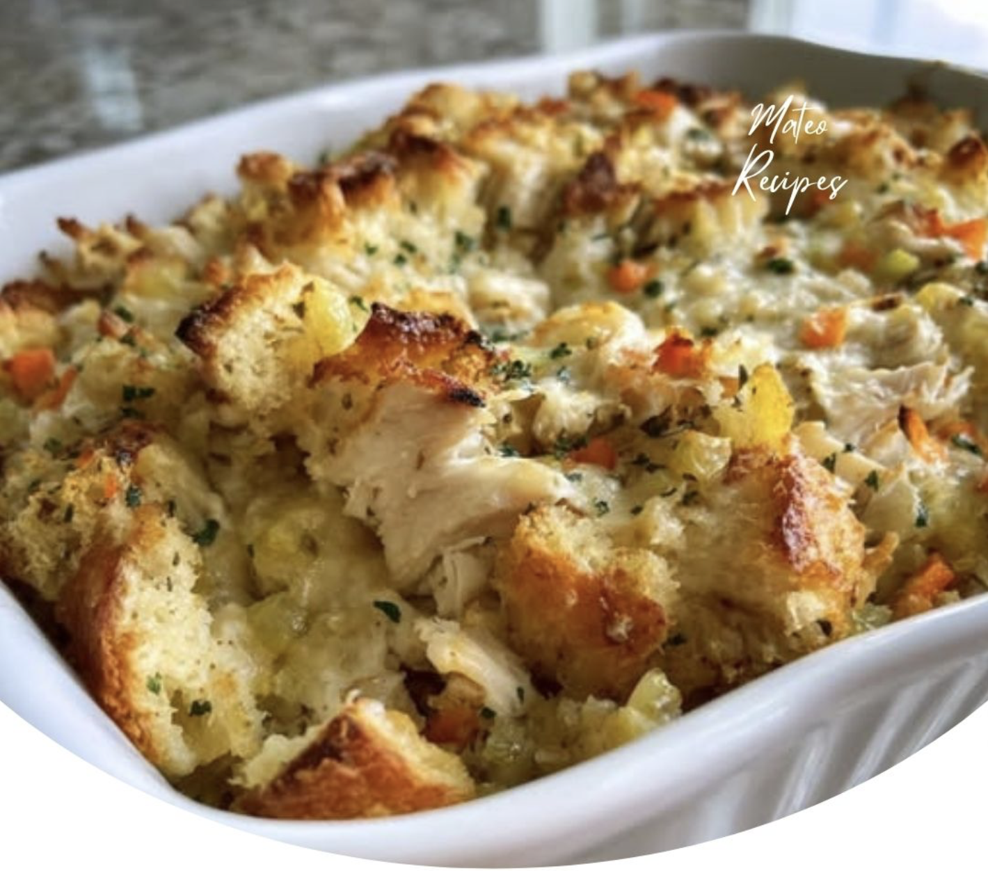 Chicken and Stuffing Casserole