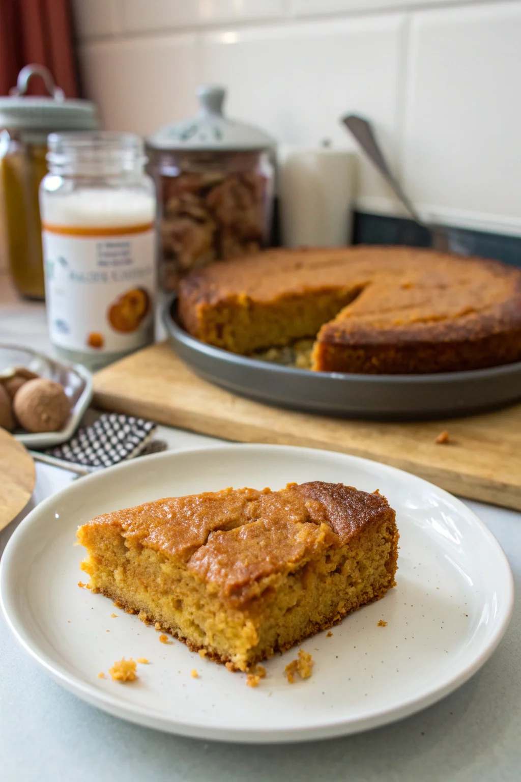 Flourless Pumpkin Yogurt Cake
