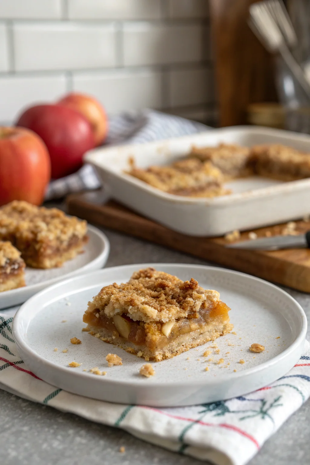 Easy Apple Crisp Bars