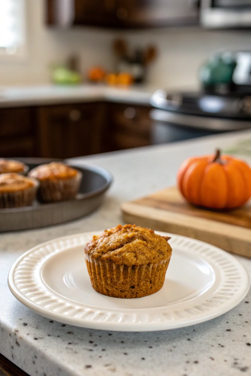 Pumpkin Spice Cottage Cheese Protein Muffins