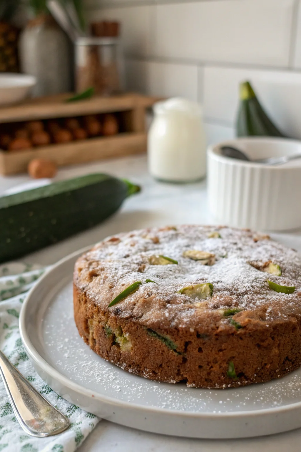Flourless Gingerbread Zucchini Cake