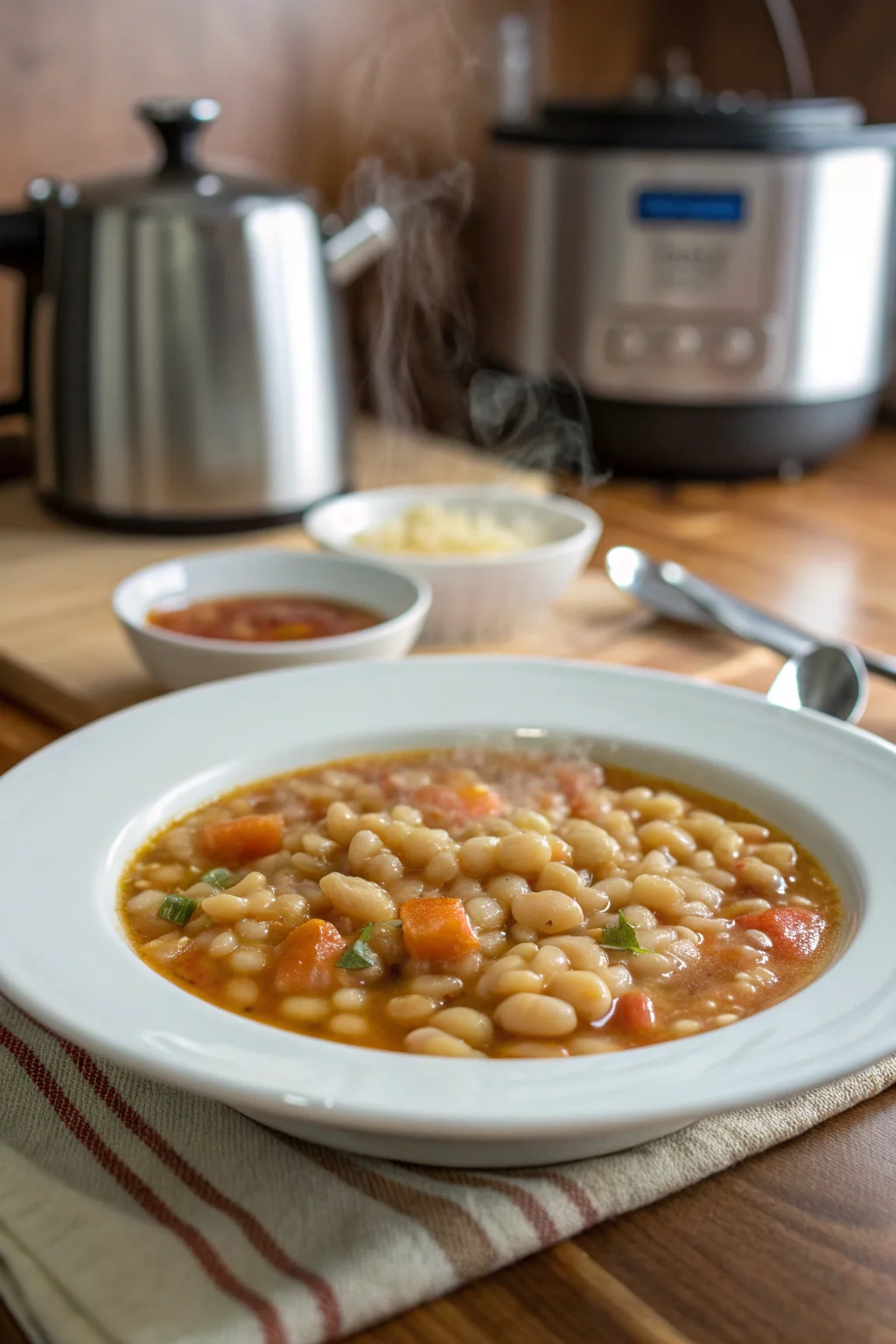 Italian Cannellini Bean and Pastina Soup