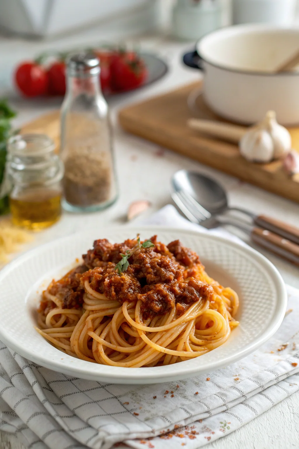 One-Pot Spaghetti with Meat Sauce Recipe