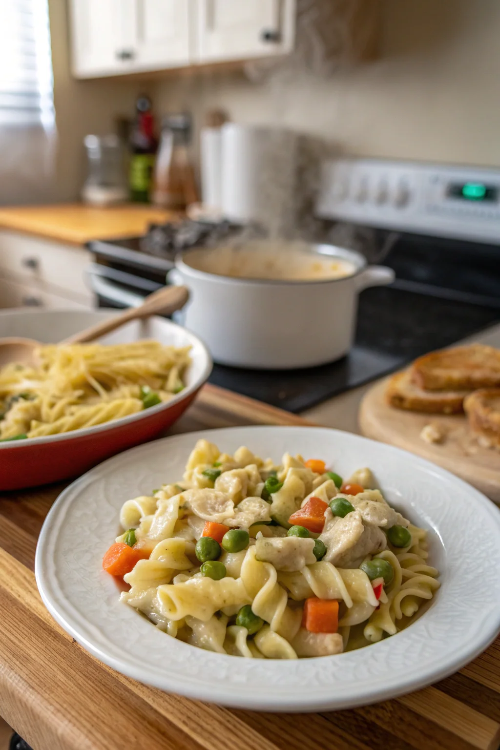 Chicken Pot Pie Pasta