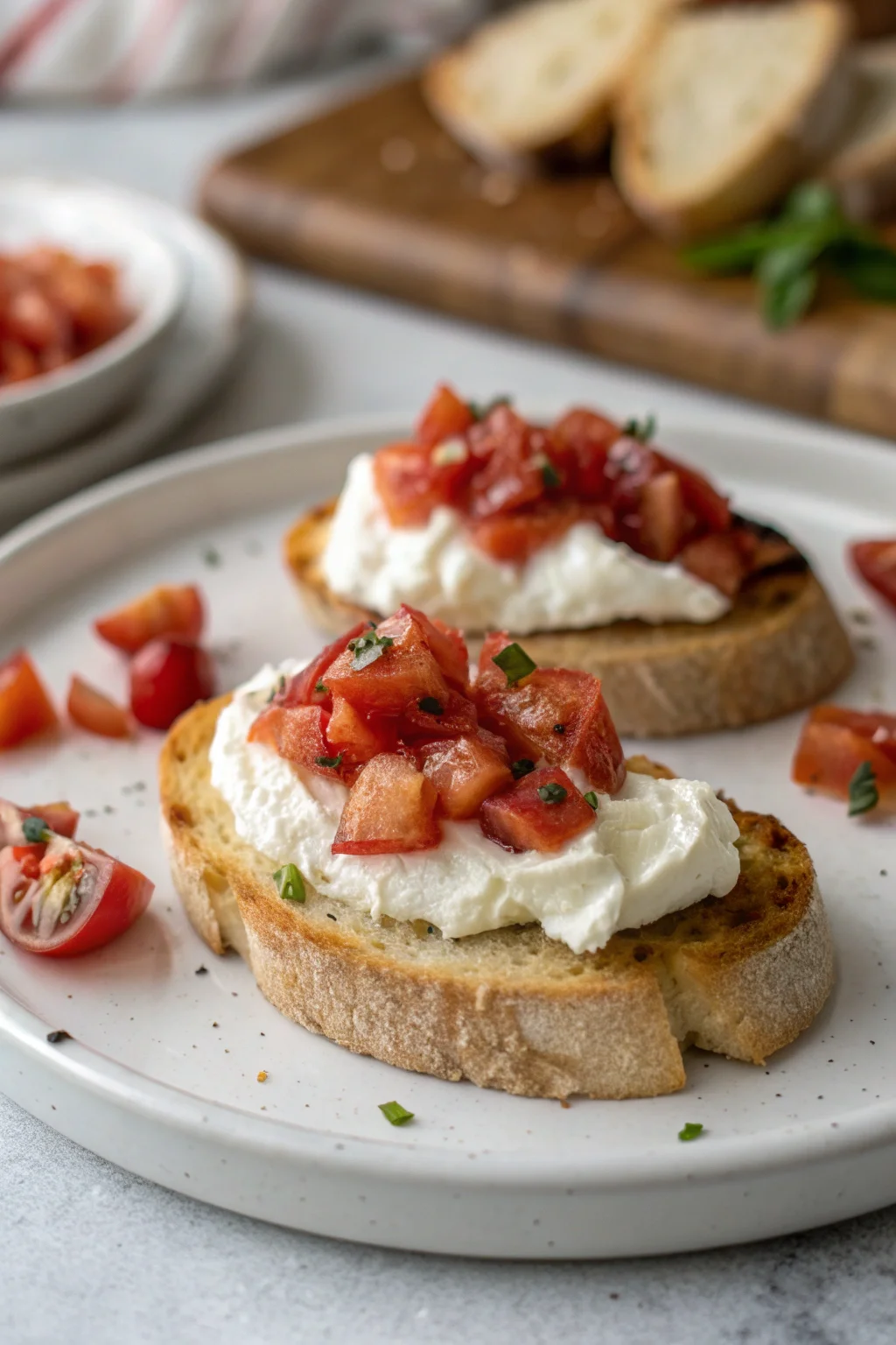 Burrata Bruschetta