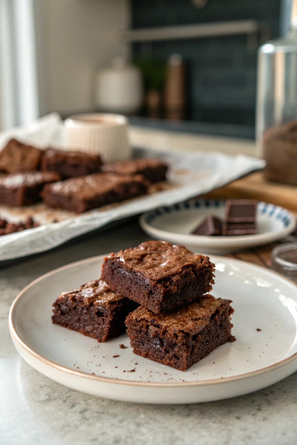 Greek Yogurt Brownies (Zero Sugar Snack)