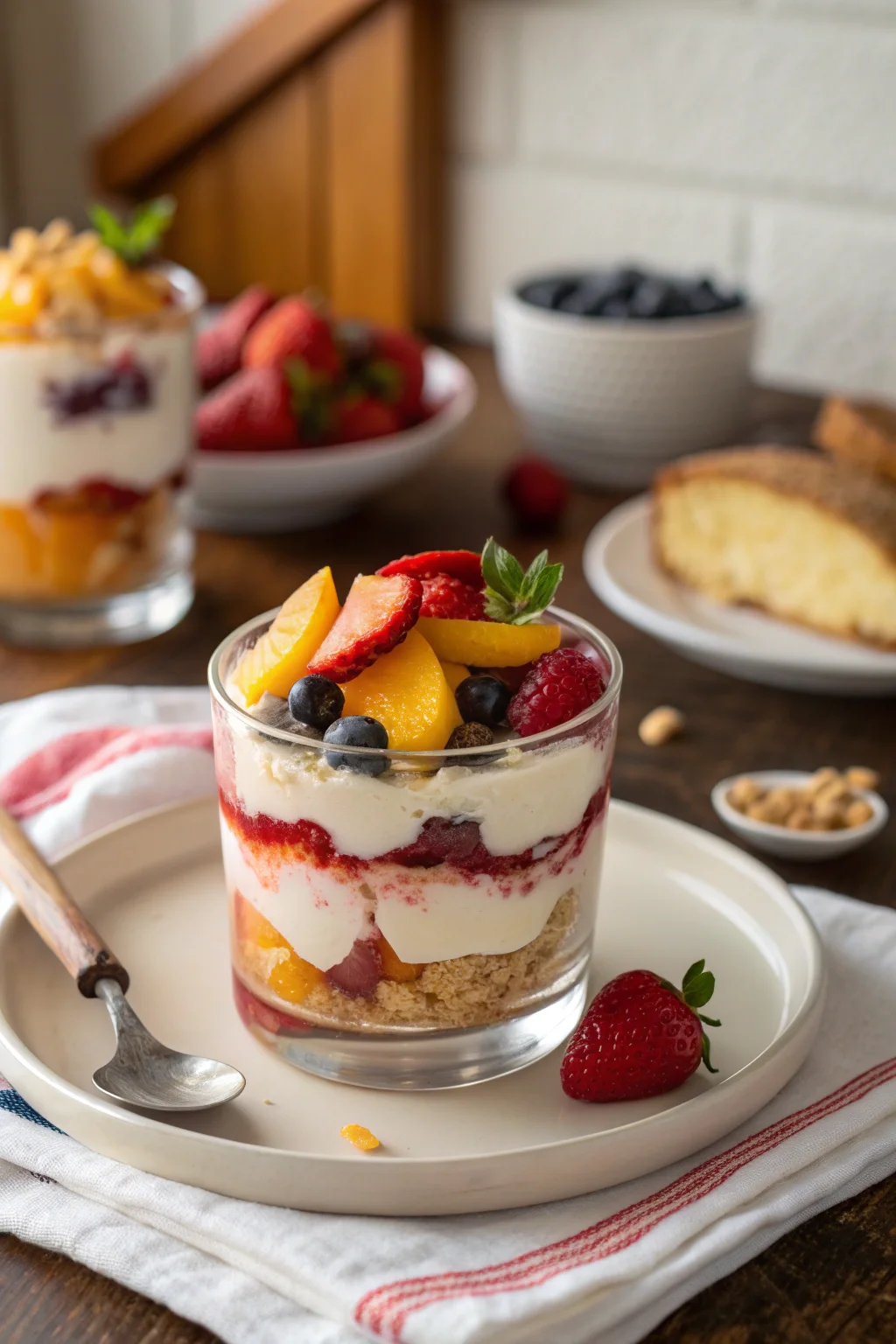 Sun-Drenched Ricotta Mascarpone Trifle