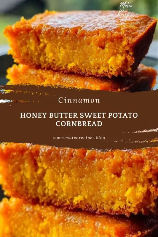 Cinnamon Honey Butter Sweet Potato Cornbread Recipe