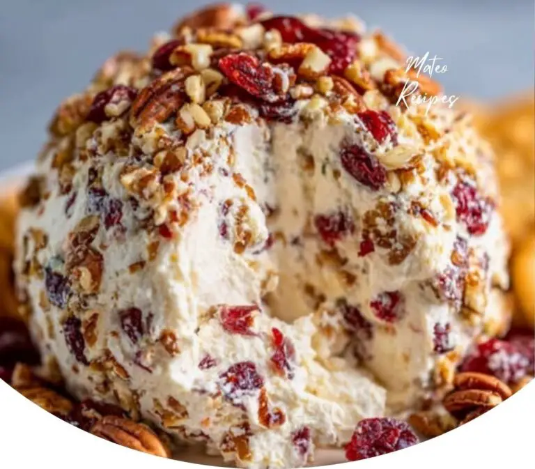 Cranberry Pecan Holiday Cheese Ball