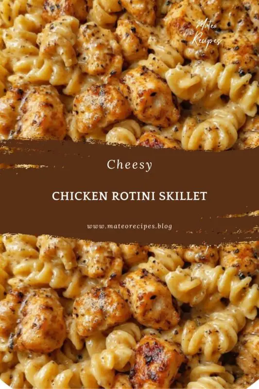 Cheesy Chicken Rotini Skillet recipe