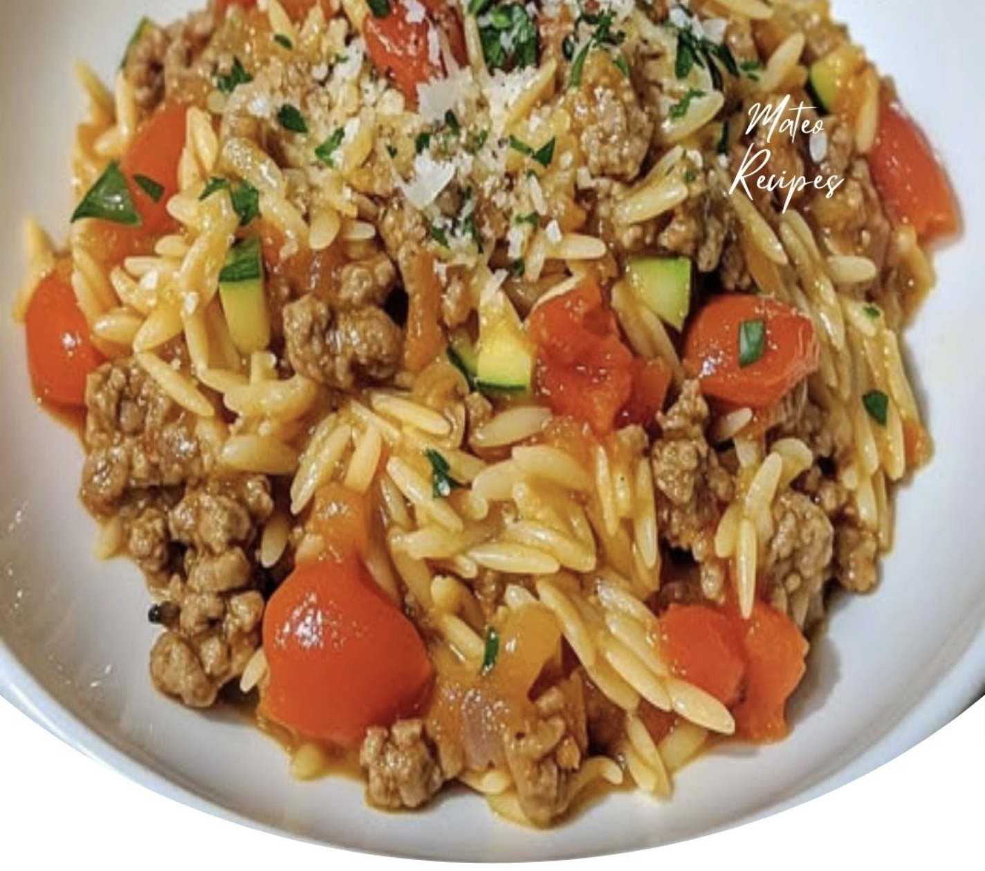 Ground Turkey Orzo