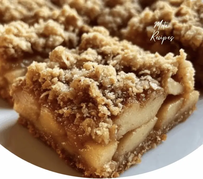Easy Apple Crisp Bars