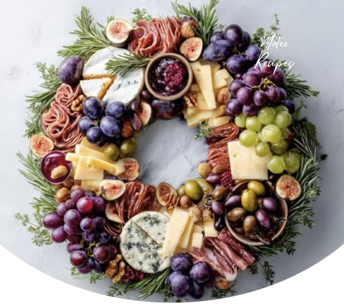 Holiday Grazing Wreath