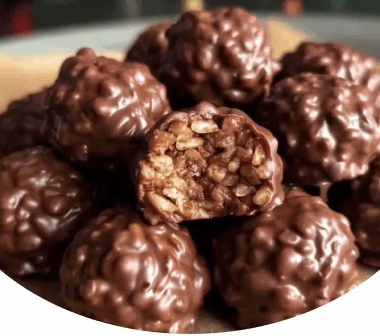 Christmas Chocolate Rice Krispie Balls