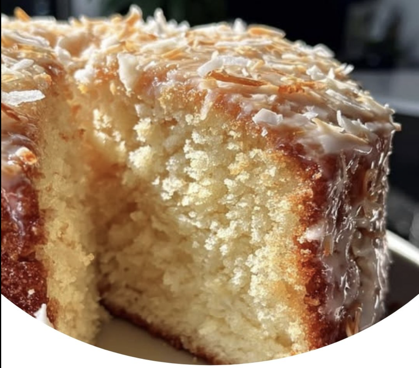 Coconut Cream Pound Cake