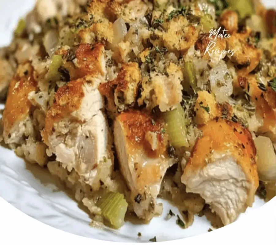 Crockpot Chicken and Stuffing