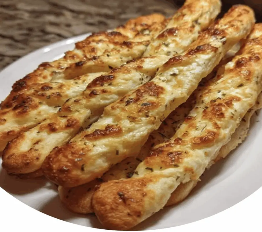 3-Ingredient Cottage Cheese Garlic Breadsticks – Cheesy, Crispy & High-Protein