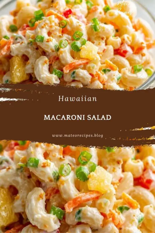 Hawaiian Macaroni Salad recipe