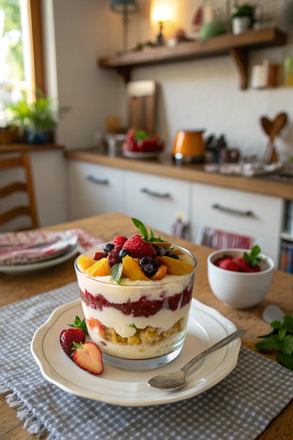Sun-Drenched Ricotta Mascarpone Trifle