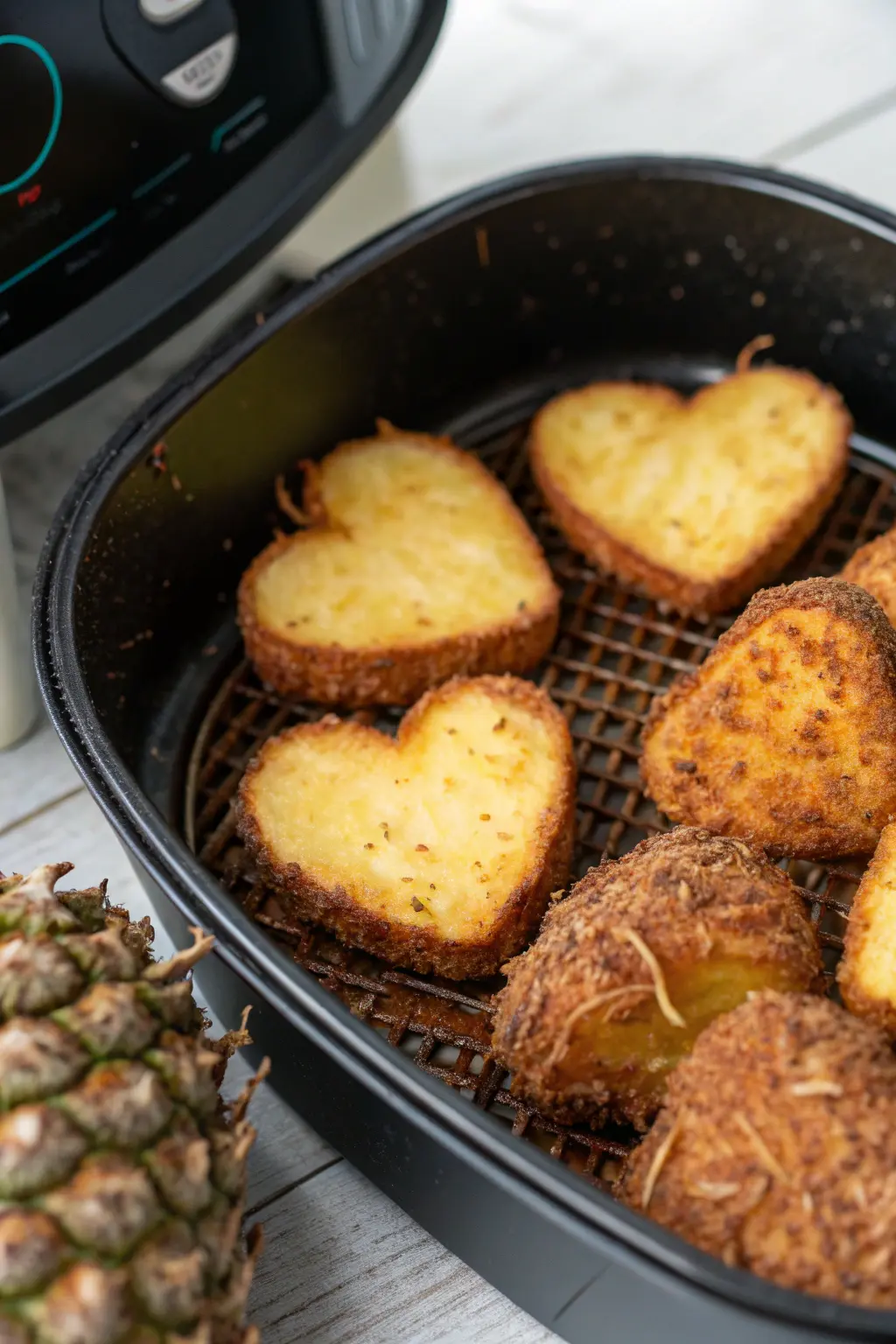 A delicious plate of Air Fryer Palm Hearts