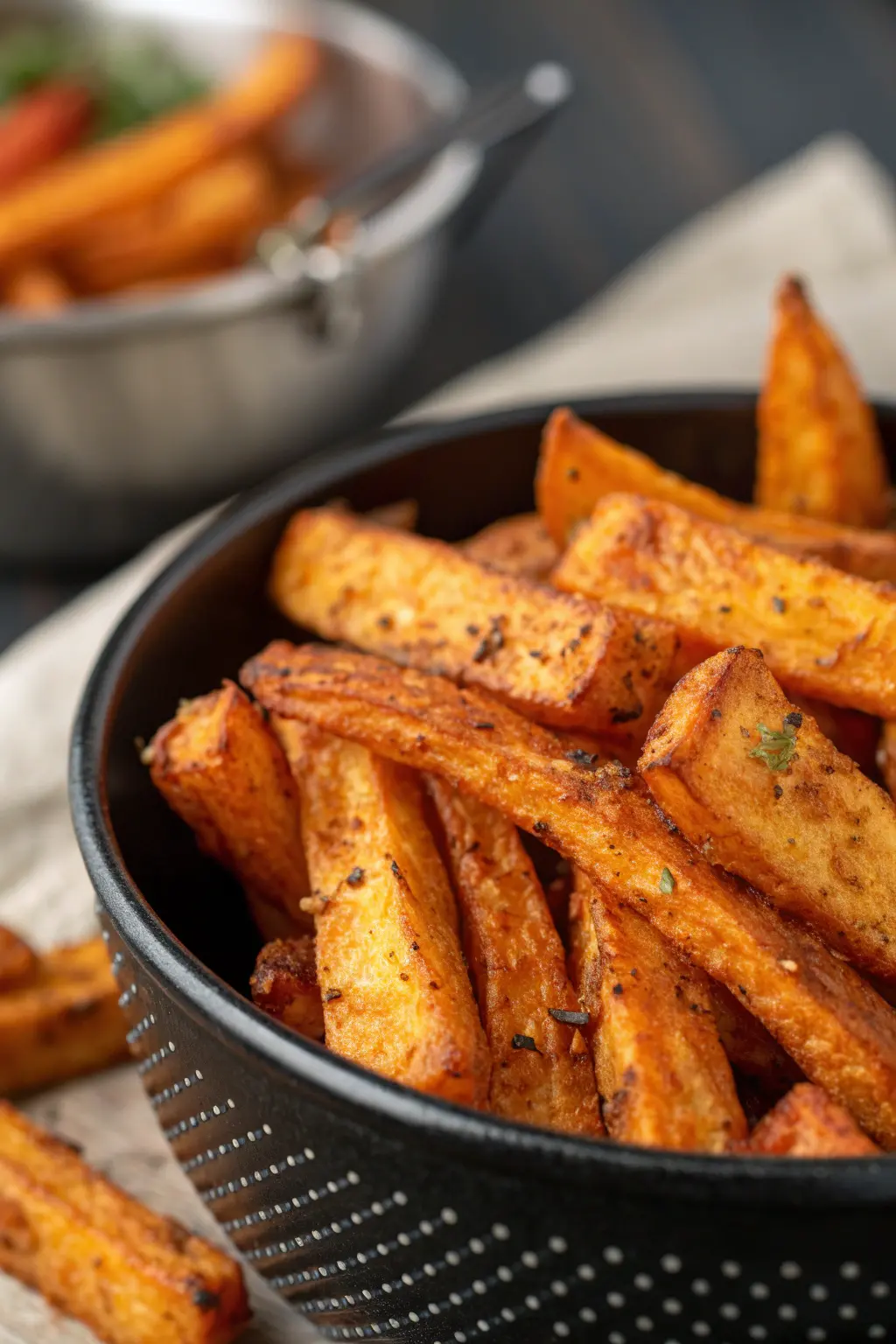 A delicious plate of Air Fryer Arrowroot
