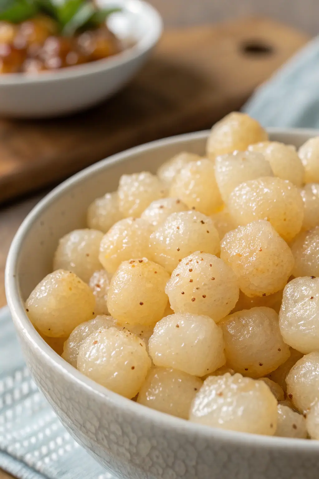 A delicious plate of Air Fryer Tapioca