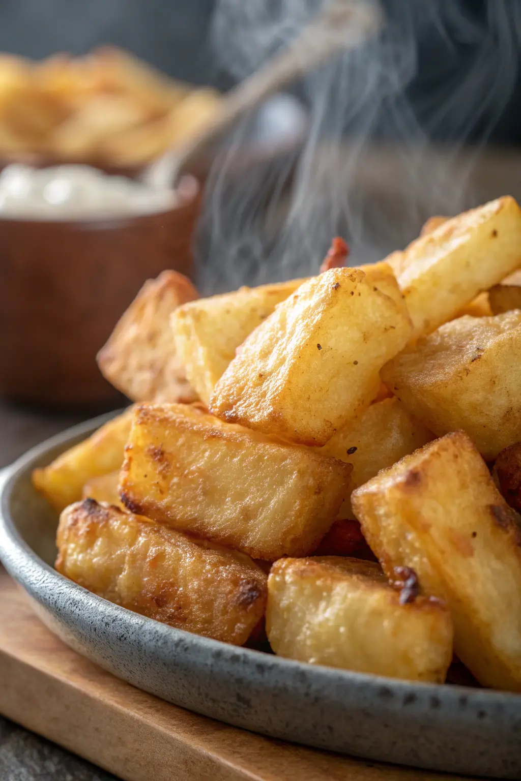 A delicious plate of Air Fryer Yuca