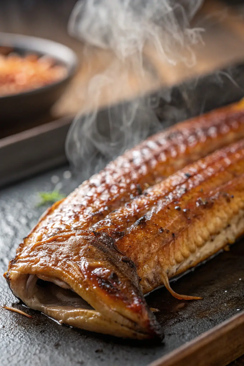 A delicious plate of Air Fryer Eel