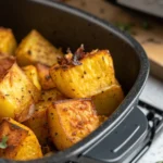 A delicious plate of Air Fryer Rutabaga