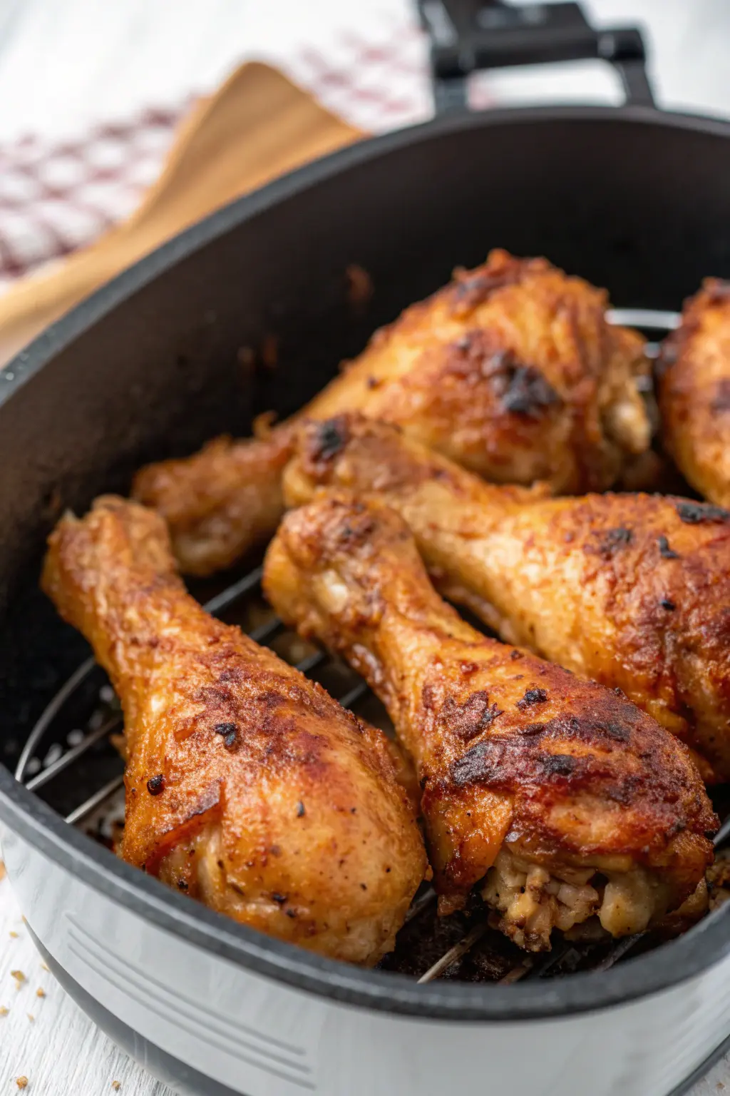 A delicious plate of Air Fryer Chicken Drumsticks